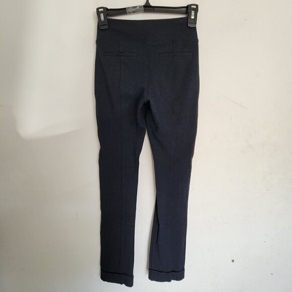 Kit and Ace Navy Midnight Blue Cuffed York Pants Pull On Stretchy Trouser Size 0 - Picture 6 of 16